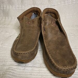 Women's Brown Leather Moccasins